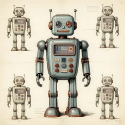 (((((1950s robot schematics . muted colors.))))) by Jean-Baptiste Monge !!!!!!!!!!!!!!!!!!!!!!!!!!!