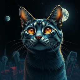 cat by _ beeple, artgerm, _ aaron _ horkey _ amanda _ sage _ bauhaus, salvador dali, _ bernie _ wrightson _ bruce pennington _ frank _ stella _ anne _ stokes _ alena _ aenami _ angus _ mckie, alex grey, akira toriyama, arthur adams, hp lovecraft, andre masson, brian despain. abstract, artstation, design 4 k, native, hd,
