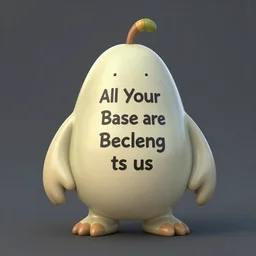 all your base are belong to us as curbits
