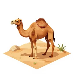 isometric game asset of camel in desert, detailed paintings, median photoshop filter cutout vector behance, hd by artgerm, jesper ejsing, by rhads, makoto shinkai and lois van baarle, ilya kuvshinov, rossdraws, illustration, art by ilya kuvshinov and gustav klimt, 8 k, isometric viewpoint