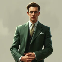 benedict cumberbatch in a cucumber suit, artstation