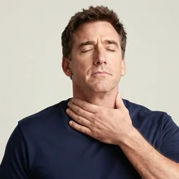steve carell having relaxed neck massage to relax his neck