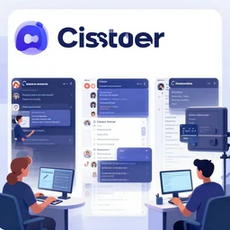 an ai art bot's discord channel. several people are typing.