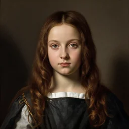 A decent young girl portrait by Raffaello Sanzio.
