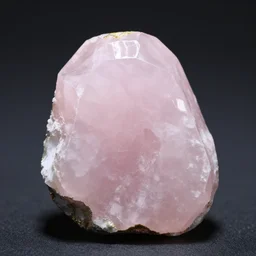 pink quartz on wulfenite