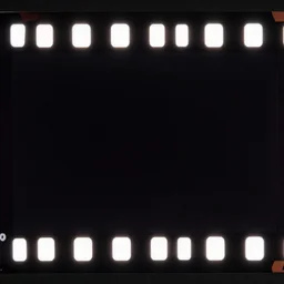 a scan of an empty 3 5 mm film frame