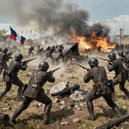 french legion assaulting a russian position at sebastopol