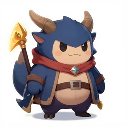 Kobold DnD character art, cute