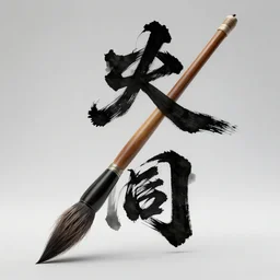 the chinese calligraphy brush style, insaneley detailed, c 4 d, 8 k, octane render, - n 4