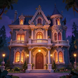 disneyland the haunted mansion baroque