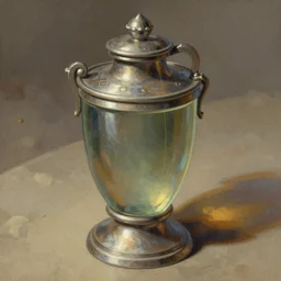 illustration of health potion, dungeons and dragons, closeup, by tony diterlizzi