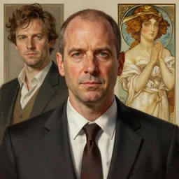 Saul Goodman, portrait, highly detailed, digital painting, artstation, concept art, sharp focus, illustration, art by artgerm and greg rutkowski and alphonse mucha