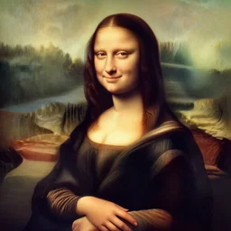 taylor swift smiling, style of the mona lisa