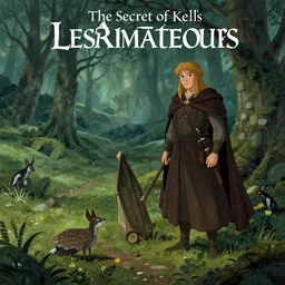 (2009) The Secret of Kells film covers,Les Armateurs,irish,epic,masterpiece illustration in the style of Keith Thompson, digital art