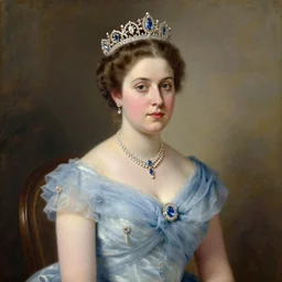 painting of young Queen Victoria
