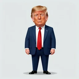 donald trump satire illustration