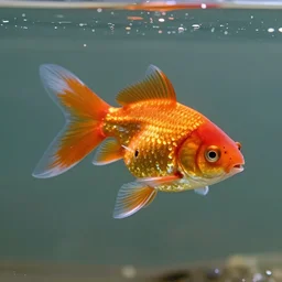 radioactive chernobyl goldfish mutant, photography