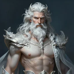 stunning god of sea portrait, beard, muscular, fantasy, intricate, elegant, highly detailed, digital painting, artstation, concept art, smooth, sharp focus, illustration, art by krenz cushart and artem demura