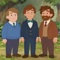 moe, larry, and curly,