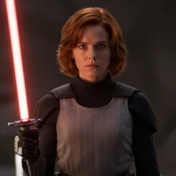 amber heard in star wars, movie still frame, hd, remastered, cinematic lighting