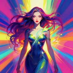 symmetry!! stunning portrait of kaos goddess!! by victo ngai, kilian eng vibrant colours, dynamic lighting, digital art, winning award masterpiece, fantastically beautiful, illustration, aesthetically inspired by beksinski and dan mumford, trending on artstation, art by greg rutkowski, 8 k