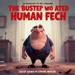 poster for a comedy film animation called the butcher who ate human flesh, 8 k, hd, art by craig mullins