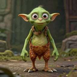 gollum with chicken legs