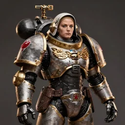 portrait of Sister of Battle W40k, stunning, award winning