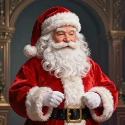 Santa Clause is the antichrist. Detailed digital art by greg rutkowski, Thomas kinkade, Keith Parkinson, artstation, cgsociety, deviantart, 8k, HD