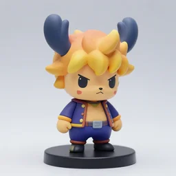 detailed miniature ryuzaky l lawliet of silicone shaders, isometric, 1 0 0 mm, studio lighting, by pocoyo style, centered margin, hyperrealistic