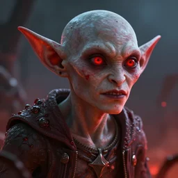 goblin in the blood, shallow depth of field, highly detailed, digital painting, trending artstation, concept art, illustration, cinematic lighting, vibrant colors, photorealism, epic, octane render