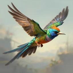 quetzal ( ark survival evolved ), attacking mid flight intricate, elegant, highly detailed, digital painting, artstation, by picasso 8 k