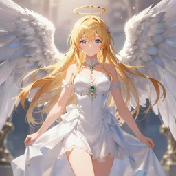 anime angel, pixiv, highly detailed illustration