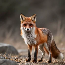 photorealistic fox