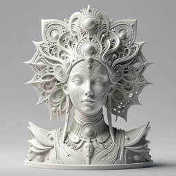futuristic minimalist 3 d model of hyper - detailed beautiful groovypunk queen of dmt galaxy in full regal attire. face portrait. art nouveau!!!, symbolist, visionary, baroque, giant fractal details. horizontal symmetry by zdzisław beksinski, iris van herpen, raymond swanland and alphonse mucha. hyper - real, beautiful