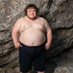 one person. jack black and the rock as a single portly buff man