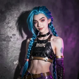 Jinx from Arcane by Ross Tran