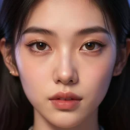la la la ( yea ) la la la, portrait, extremely closeup, global lighting, digital art, artstation