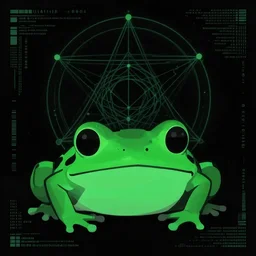 toad head, ryuta ueda artwork, breakcore, style of jet set radio, y 2 k, gloom, space, cel - shaded art style, frogs, amphibians, sacred geometry, data, minimal, code, cybernetic, dark, eerie, cyber