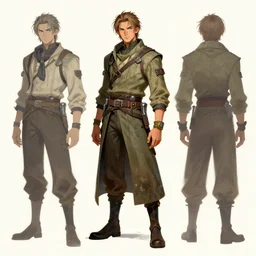 character concept art in the style of sebastian bakala