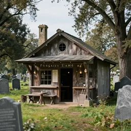 Purgatory tavern at the cemetery