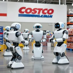 a costco entirely staffed by robots