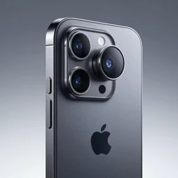 cyberpunk smartphone with camera lens attached to it, ultra detailed, octane render, product photo