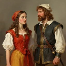 depiction of pocahontas and a pilgrim, illustration by mandy jurgens and william adolphe bouguereau, artgerm, 4 k, digital art, surreal, highly detailed, artstation, digital painting, concept art, smooth, sharp focus, illustration by mandy jurgens and william adolphe bouguereoh my god dudeau