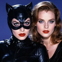 beautiful aesthetic portrait of Catwoman from Batman returns by wlop and Julia Razumova, headshot, deviantArt, trending on artstation, artstation HQ