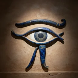 eye of horus, wedjat eye, egypt, by alena aenami