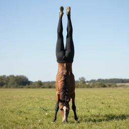 horse headstand