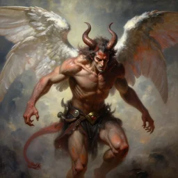 pwerful angle demon afraid of an angel painting, good vs evil, highly detailed, digital painting, smooth, beautiful angle, weak demon, sharp focus, illstration, ultra realistic, dmon vs angle, heaven vs hell, 8 k, strong and powerful confident angle art by artgerm and greg rutkowski and alphonse mucha