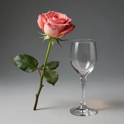 rose and glass hybrid