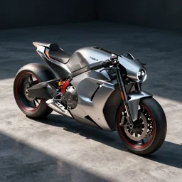 tesla cyberpunk motorcycle, high detail, octane render,